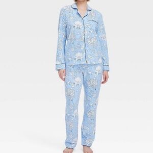 NEW Roller Rabbit Target XXS Women's Floral Vines Long Sleeves and Pants Pajama